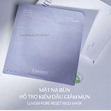  Mặt Nạ Bùn Kiềm Dầu, Giảm Mụn Luvum Pore Reset Mud Mask 16g (1 miếng) 