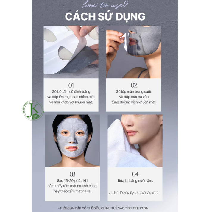  Mặt Nạ Bùn Kiềm Dầu, Giảm Mụn Luvum Pore Reset Mud Mask 16g (1 miếng) 