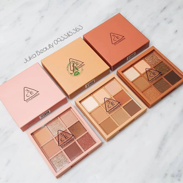  (SALE LỖ) Phấn Mắt 9 Ô 3CE Multi Eye Color Palette 8g 