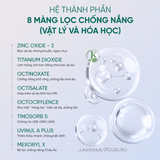  (XÁM) Kem Chống Nắng Nâng Tone Innoskin B3+ Suncream SPF50+ PA++++ 50g 