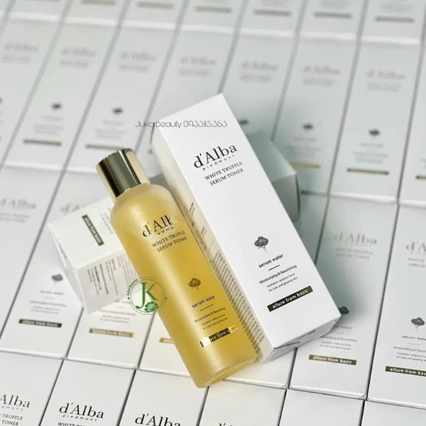  Nước Hoa Hồng Dưỡng Ẩm, Chống Lão Hóa d'Alba White Truffle Serum Toner 180ml 