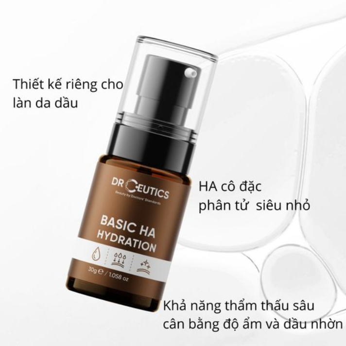  Tinh Chất Cấp Ẩm DRCEUTICS Basic HA Hydration 30g 
