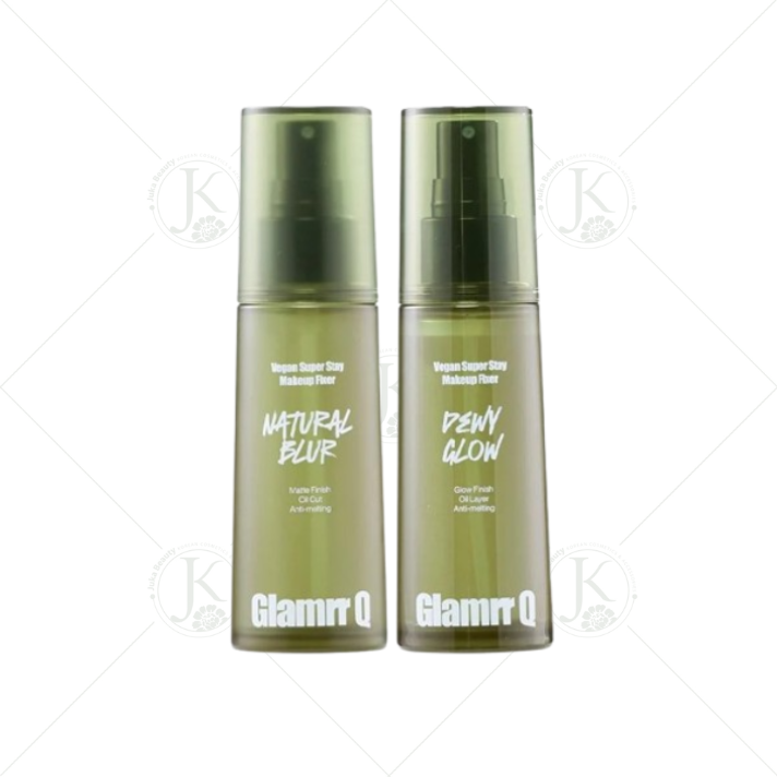  Xịt Khóa Nền Glamrr Q Vegan Super Stay Makeup Fixer (2 DÒNG) 