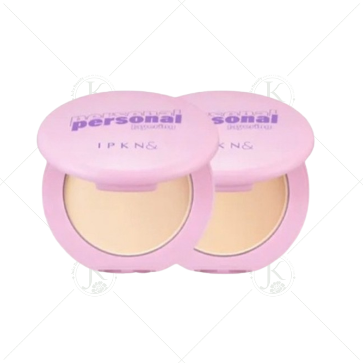 (SALE HSD 8/2026) (HỒNG) Phấn Phủ Nén Nâng Tone, Kiềm Dầu IPKN Personal Perfume Powder Pact 9g