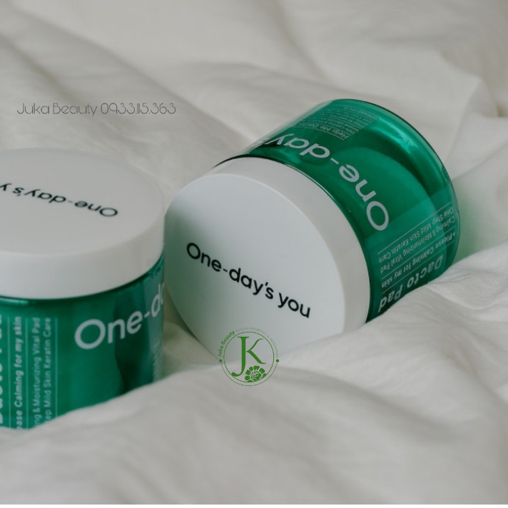  (XANH LÁ) Miếng Bông Dưỡng Ẩm Làm Dịu Da One Day's You Help Me! Dacto Pad 60 Miếng 