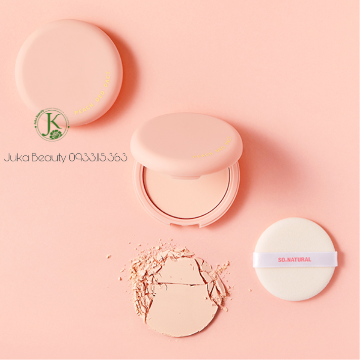  Phấn Nách Bột Khô Chiết Xuất Đào So Natural Peach Deo Pact 10g 