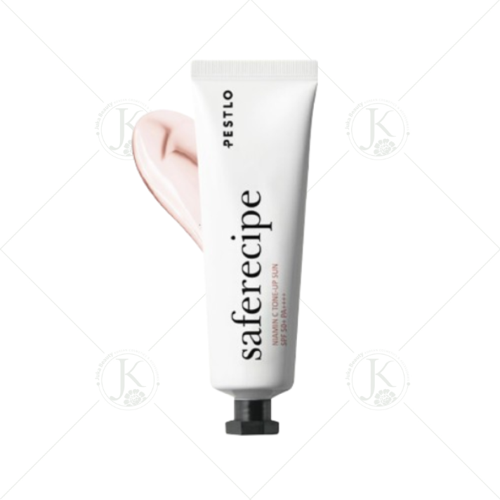 Kem Chống Nắng Nâng Tone Trắng Hồng Pestlo Safe Recipe Niamin C Tone Up Sun SPF50+ PA++++ 50ml 