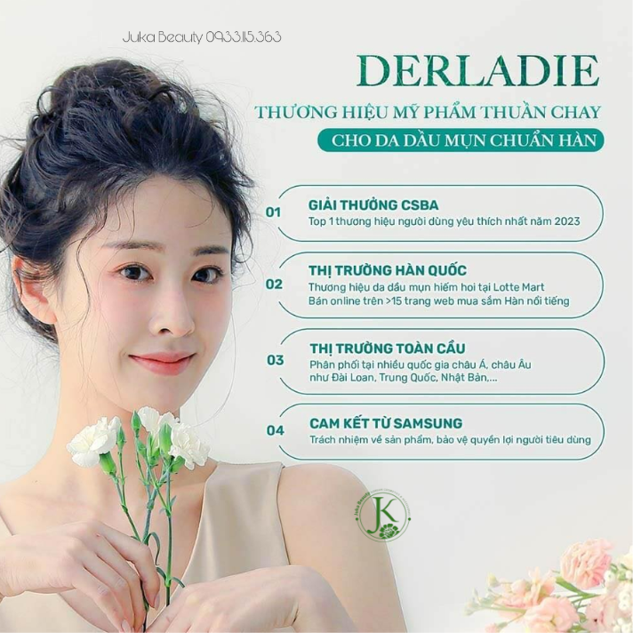  Tẩy Trang Thuần Chay Sạch Sâu Derladie Cleansing Water Witch Hazel Micellar Unscented 5 IN 1 500ml 