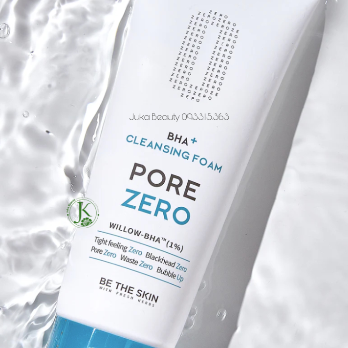  Sữa Rửa Mặt Be The Skin Sạch Sâu Giảm Nhờn Be The Skin BHA + PORE ZERO Cleansing Foam 150g 