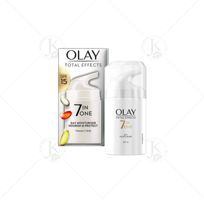  [Bản UK] Kem Dưỡng Da Ban Ngày Có Chống Nắng Olay Total Effects 7 In One Day Moisturiser Nourish & Protect SPF15 50ml 