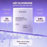  Mặt Nạ Giấy Truyền Trắng Rosemine Whitening And Rejuvenating Mask 25ml (1 miếng) 