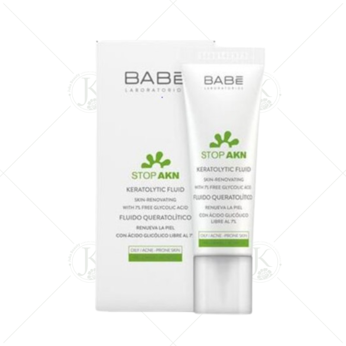 Tẩy Tế Bào Chết Chuyên Sâu Da Mụn Babe Laboratorios Stop Akn Keratolytic Fluid 30ml SKU:8437014389289