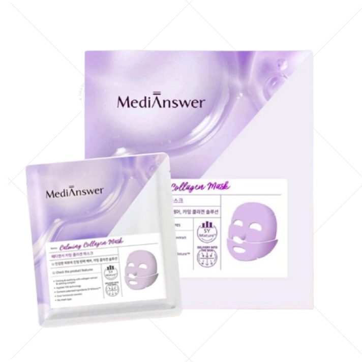  Mặt Nạ Thạch MediAnswer Calming Collagen Mask 37g (TÍM) 