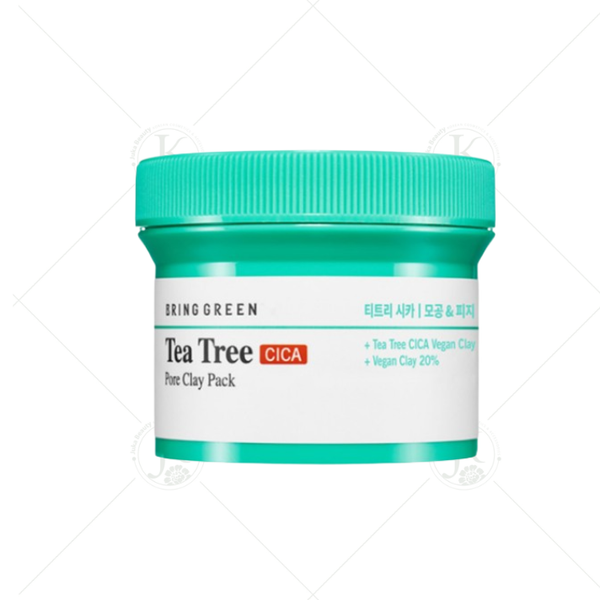  [TÁCH SET K HỘP]  Mặt Nạ Đất Sét Bring Green Tea Tree Cica Pore Clay Pack 120g 