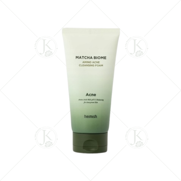  Sữa Rửa Mặt Dịu Da, Giảm Mụn Heimish Matcha Biome Amino Acne Cleansing Foam 150g 