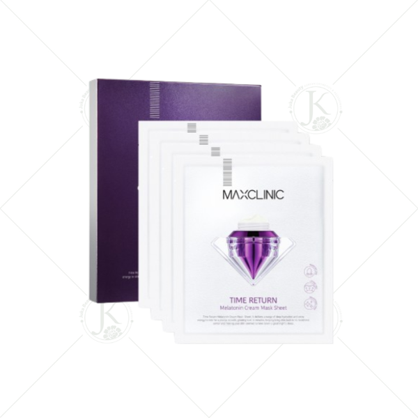  (1 MIẾNG) Mặt Nạ Maxclinic Time Return Melatonin Cream Mask Sheet 28g 