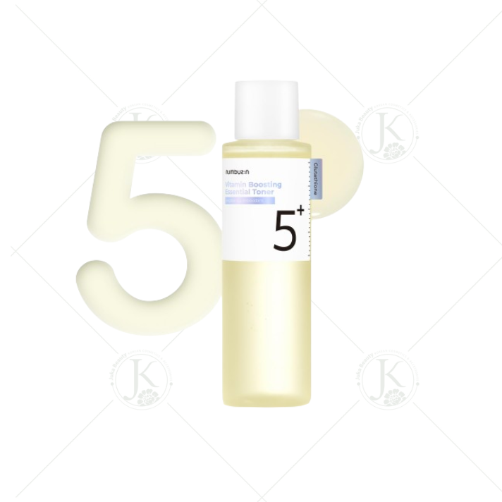  Nước hoa hồng dưỡng sáng, đều màu da Numbuzin No.5+ Vitamin Boosting Essential Toner 200ml 