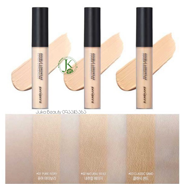  Kem Che Khuyết Điểm Peripera Double Longwear Cover Concealer 5.5g 