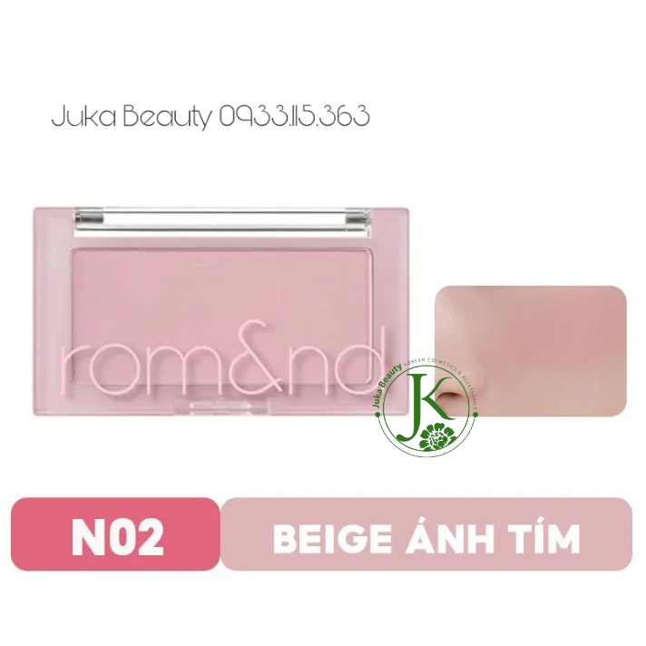  Phấn Má Hồng Dạng Nén Romand Better Than Cheek 4g 