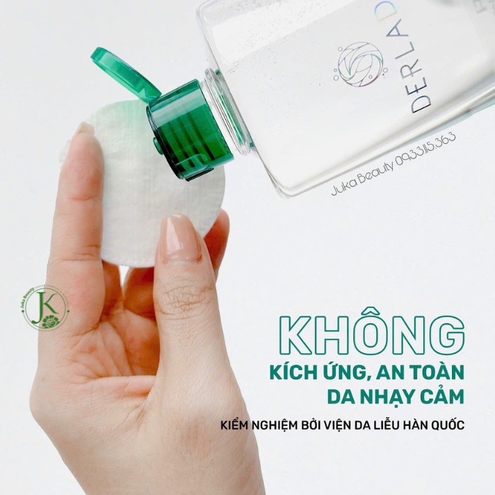  Tẩy Trang Thuần Chay Sạch Sâu Derladie Cleansing Water Witch Hazel Micellar Unscented 5 IN 1 500ml 