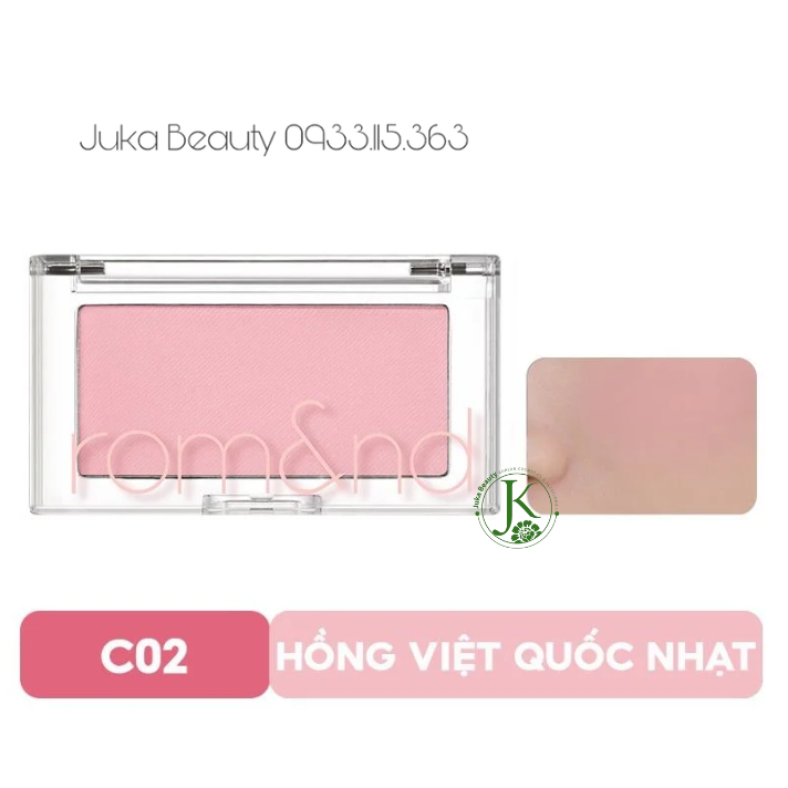  Phấn Má Hồng Dạng Nén Romand Better Than Cheek 4g 