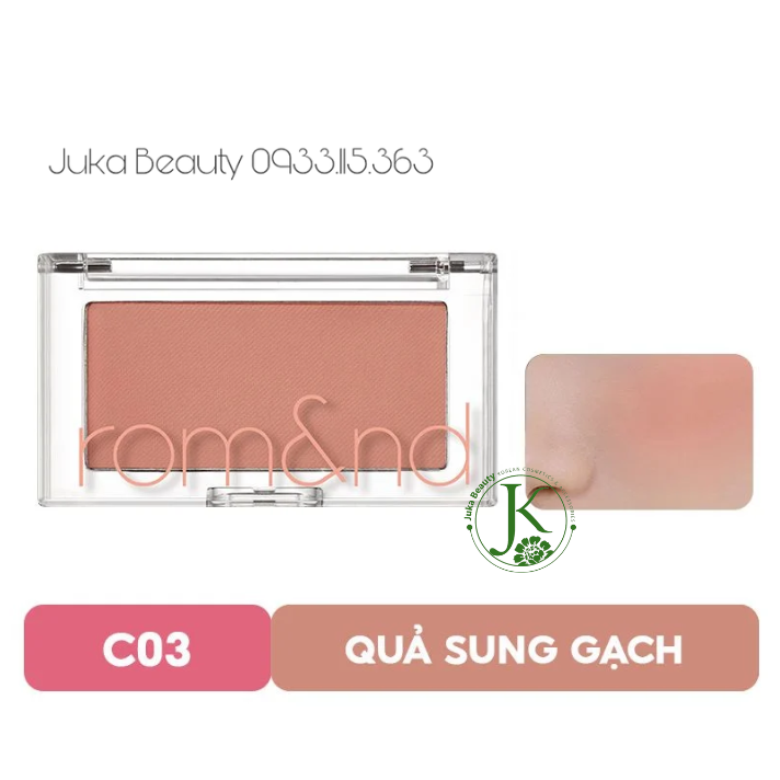  Phấn Má Hồng Dạng Nén Romand Better Than Cheek 4g 