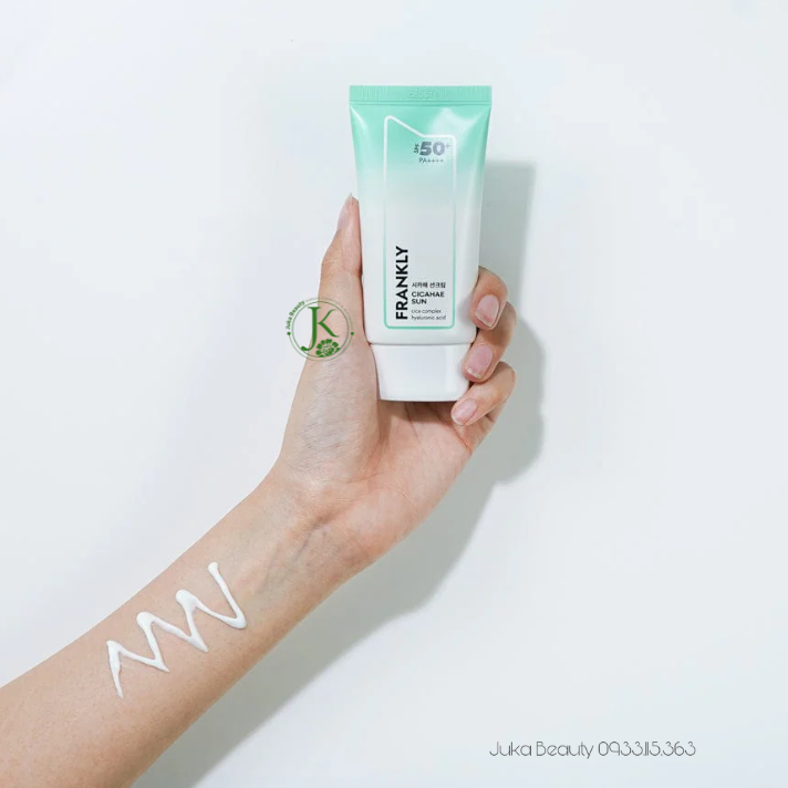  Kem Chống Nắng Dịu Da, Dưỡng ẩm Frankly Cicahae Suncreen SPF50+ PA++++ 50ml 