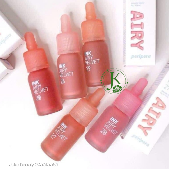  (Mẫu mới) Son Kem Lì Peripera Ink Airy Velvet 4g 
