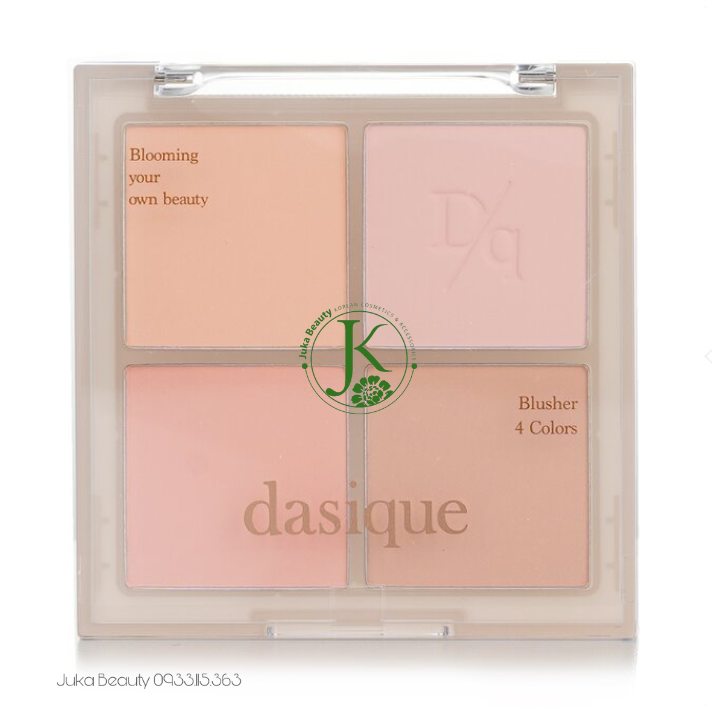  Phấn má hồng 4 ô Dasique Blending Mood Cheek 16.8g 