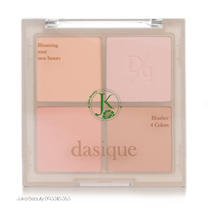  Phấn Má Hồng 4 Ô Dasique Blending Mood Cheek 