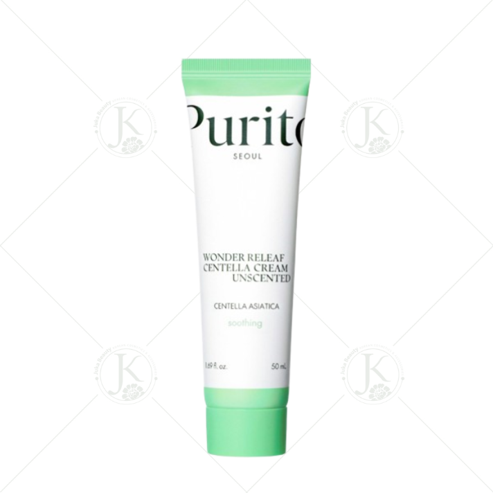 Kem Dưỡng Làm Dịu, Cấp Ẩm Purito Wonder Releaf Centella Cream Unscented 50ml 