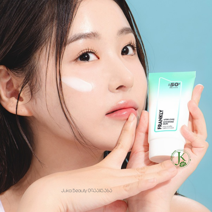  Kem Chống Nắng Dịu Da, Dưỡng ẩm Frankly Cicahae Suncreen SPF50+ PA++++ 50ml 