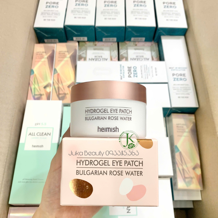  Mặt Nạ Đắp Mắt Sáng Da Heimish BULGARIAN Rose Water Hydrogel Eye Patch (60 miếng) 