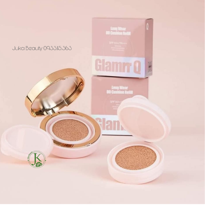  (HỒNG) Phấn Nước Che Phủ Mỏng Mịn Glamrr Q Long Wear DD Cushion SPF50+ PA+++ 