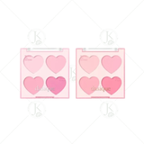  (Sweet Heart) Phấn Má Hồng 4 Ô Dasique Blending Mood Cheek 9g 