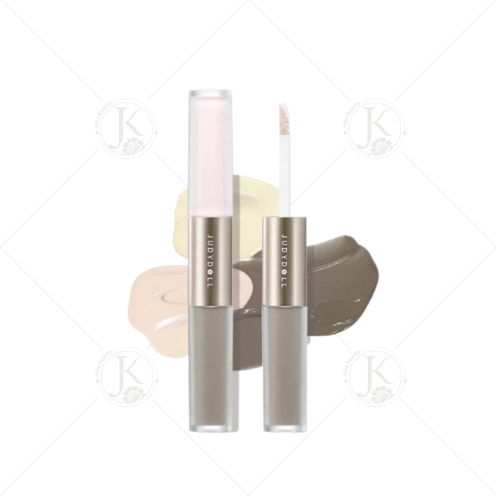 Tạo Khối Và Bắt Sáng 2 Đầu Dạng Kem Judydoll Liquid Highlighter & Contour Duo 