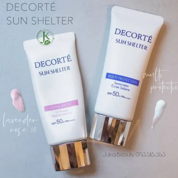  Kem Chống Nắng Nâng Tone, Kiềm Dầu Decorte Sun Shelter Multi Protection Tone Up CC 32ml 