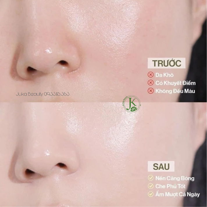 (HỒNG) Phấn Nước Che Phủ Mỏng Mịn Glamrr Q Long Wear DD Cushion SPF50+ PA+++ 
