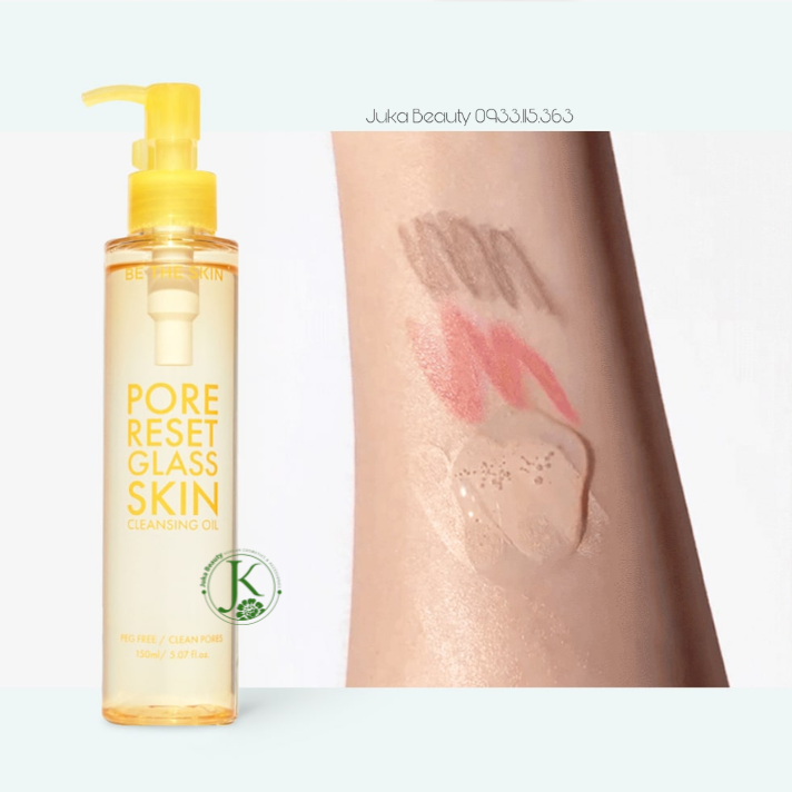  Dầu Tẩy Trang Dịu Nhẹ Be The Skin Pore Reset Glass Skin Cleansing Oil 150ml 