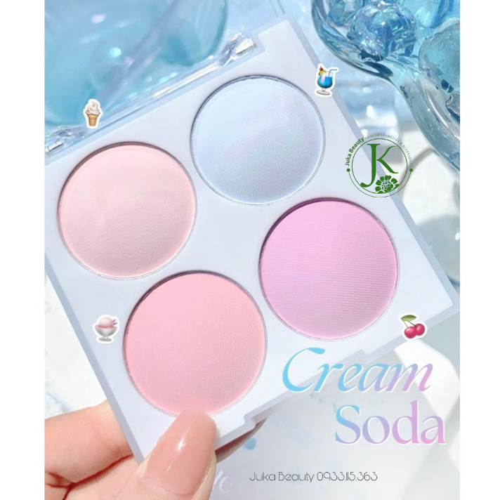  Phấn má hồng 4 ô Dasique Blending Mood Cheek 16.8g 