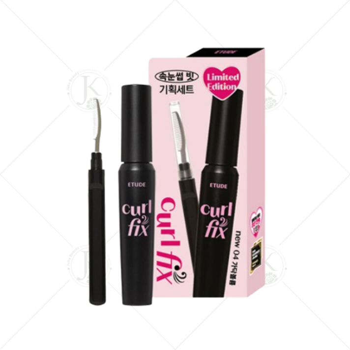 Chuốt Mi Etude Curl Fix Mascara Limited Edition 8g (TẶNG CHẢI MI)