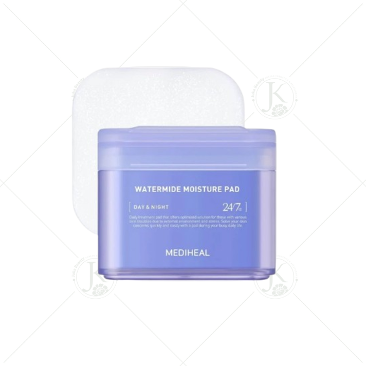 Miếng Bông Dịu Da, Cấp ẩm Chuyên Sâu Mediheal Watermide Moisture Pad 150ml (100 Miếng)