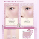  (KÈM CỌ) Set Má Hồng Wakemake Sheer Layering Dual Blusher Brush Set 