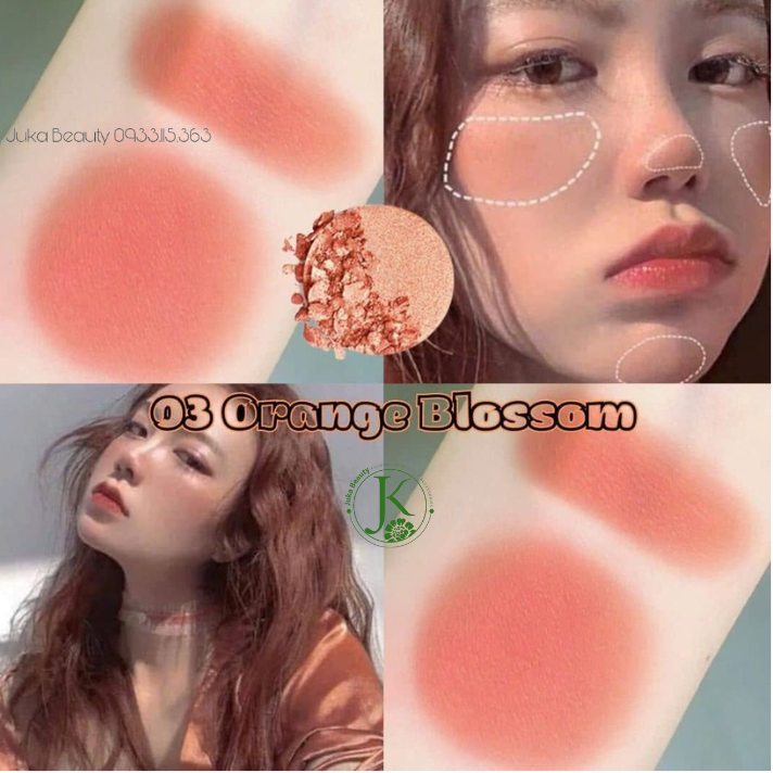  Phấn Má Hồng Klavuu Urban Pearlsation Natural Powder Blusher 5.5g 