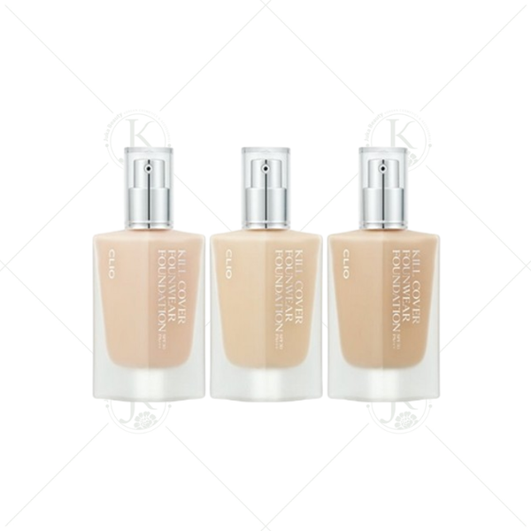  (NEW) Kem Nền Che Khuyết Điểm Clio Kill Cover Founwear Foundation SPF30 PA+++ 