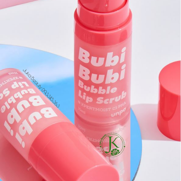  Tẩy tế bào chết sủi bọt dành cho môi Unpa Bubi Bubi Bubble Lip Scrub 10ml 