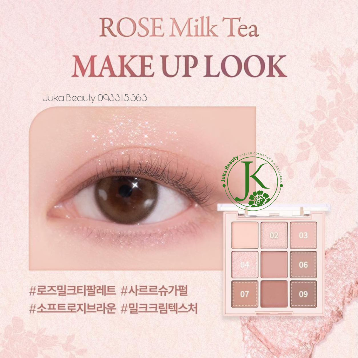  (SALE) Phấn Mắt 9 Ô Dasique Shadow Palette 7g 