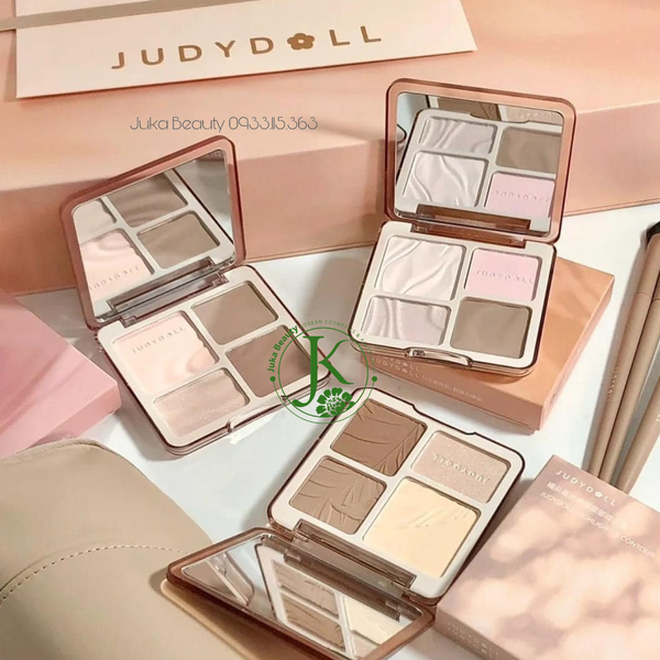  Phấn Tạo Khối & Bắt Sáng Judydoll Highlight & Contour 9g 