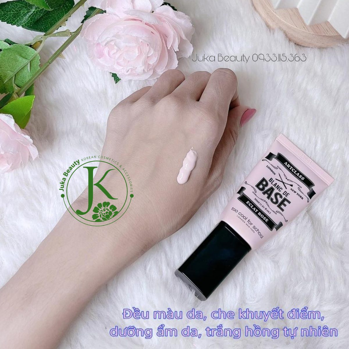  Kem Lót Hiệu Chỉnh Màu Da Too Cool For School Artclass Blanc De Base 30ml 