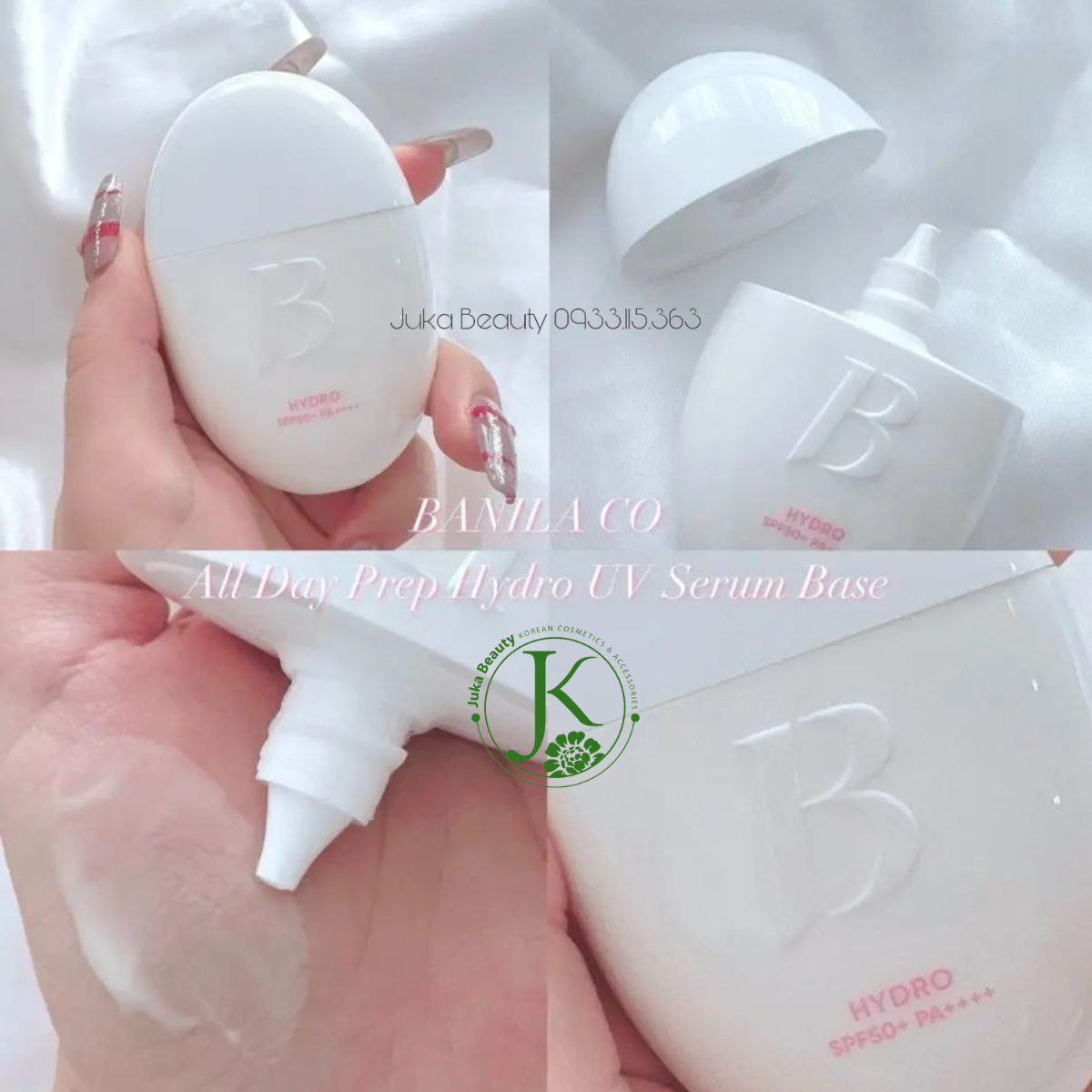  Kem lót dưỡng ẩm, chống nắng Banila Co All Day Prep Hydro UV Serum Base SPF50+ PA++++ 35ml 